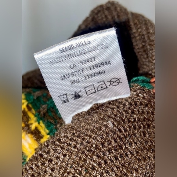 2/40$ Men’s Vintage Mountain Ridge 1/4 zip knit sweater size large - Picture 8 of 11